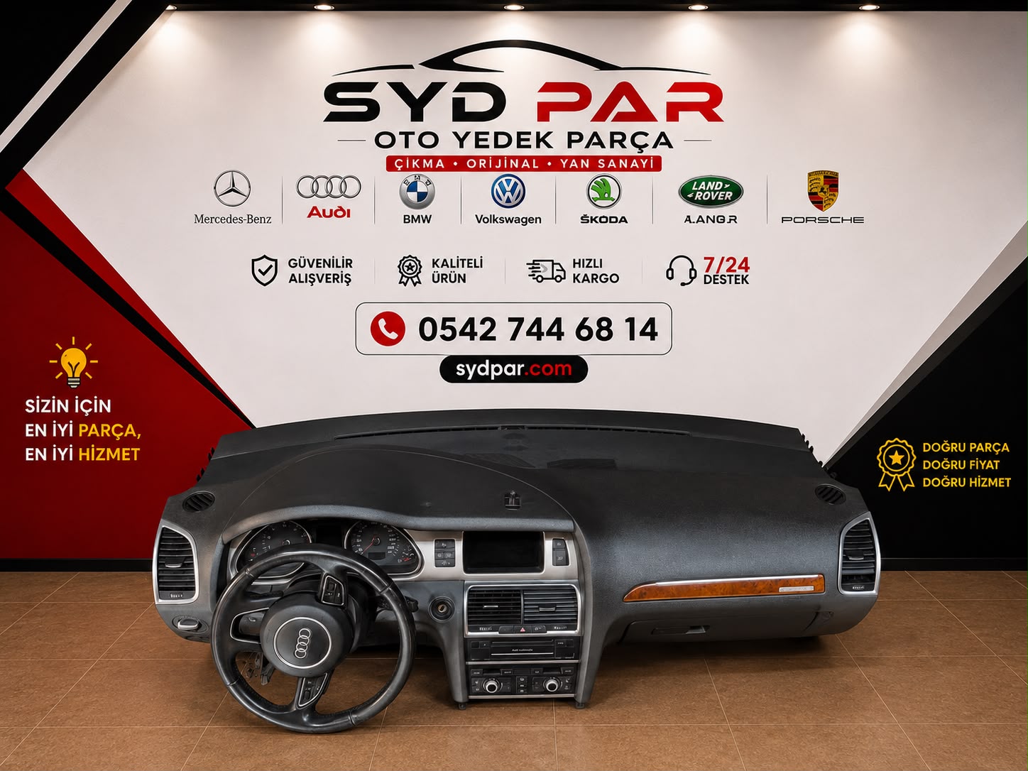 AUDİ A3 ORİJİNAL ÇIKMA KOMPLE GÖĞÜS / TORPİDO