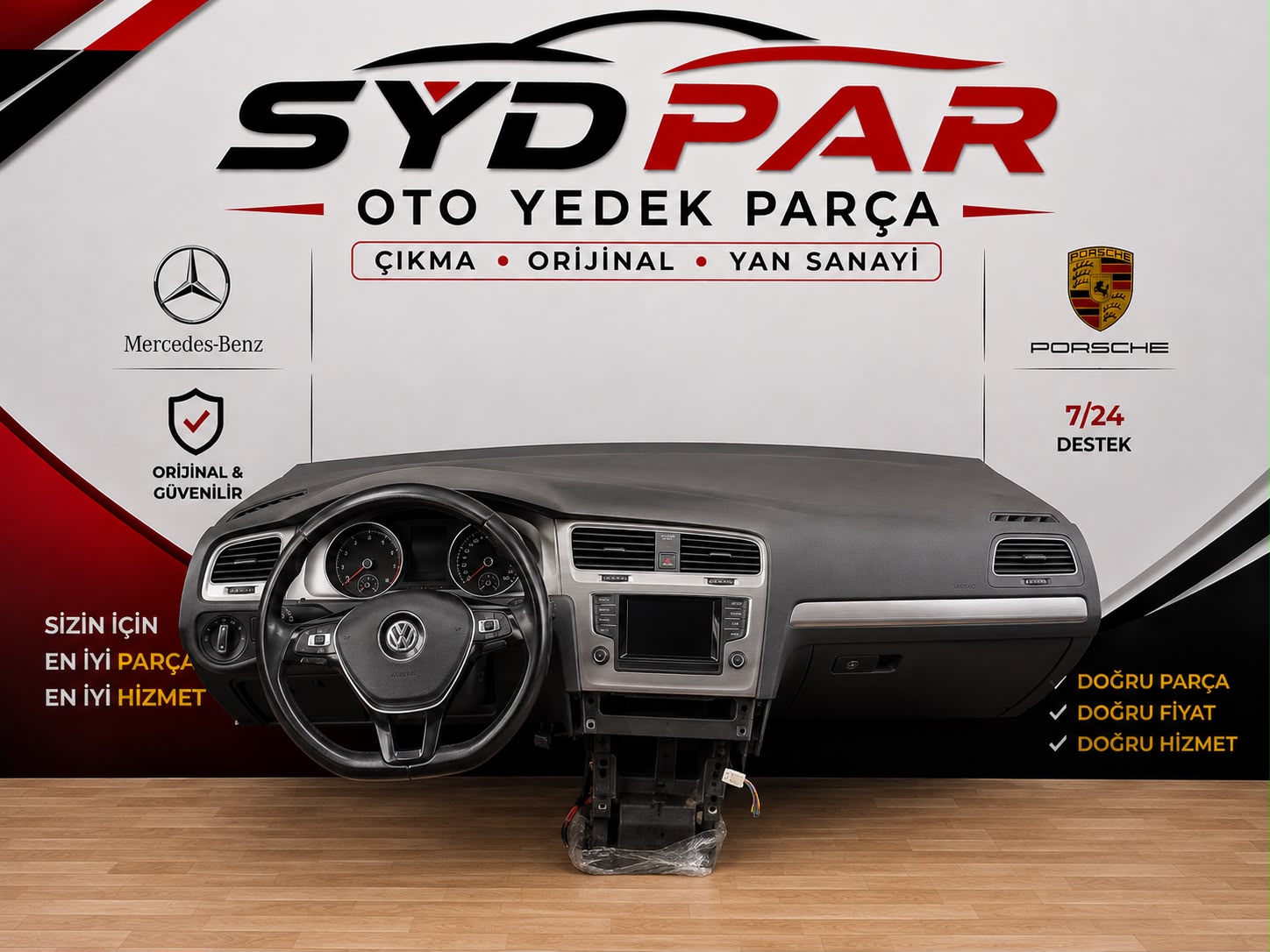 VOLKSWAGEN MK7 (5G) ORİJİNAL ÇIKMA KOMPLE GÖĞÜS / TORPİDO